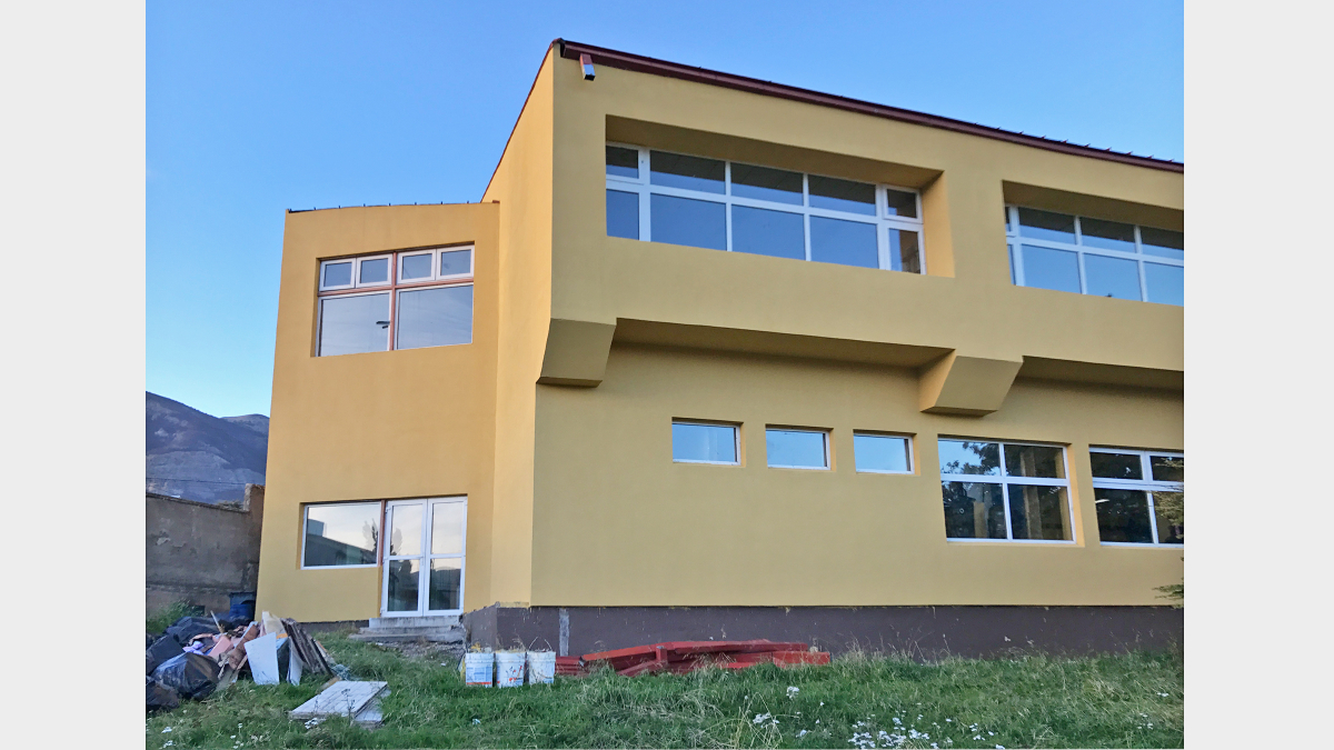 Escuela Baquedano con envolvente térmica nueva