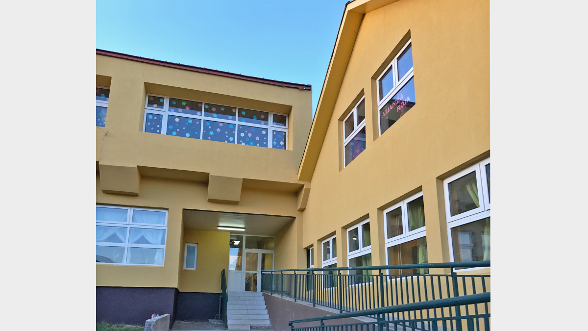 Escuela Baquedano con envolvente térmica nueva