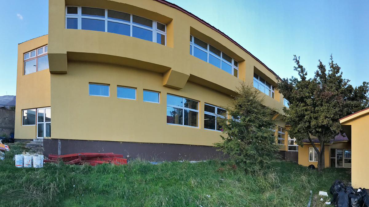 Escuela Baquedano con envolvente térmica nueva