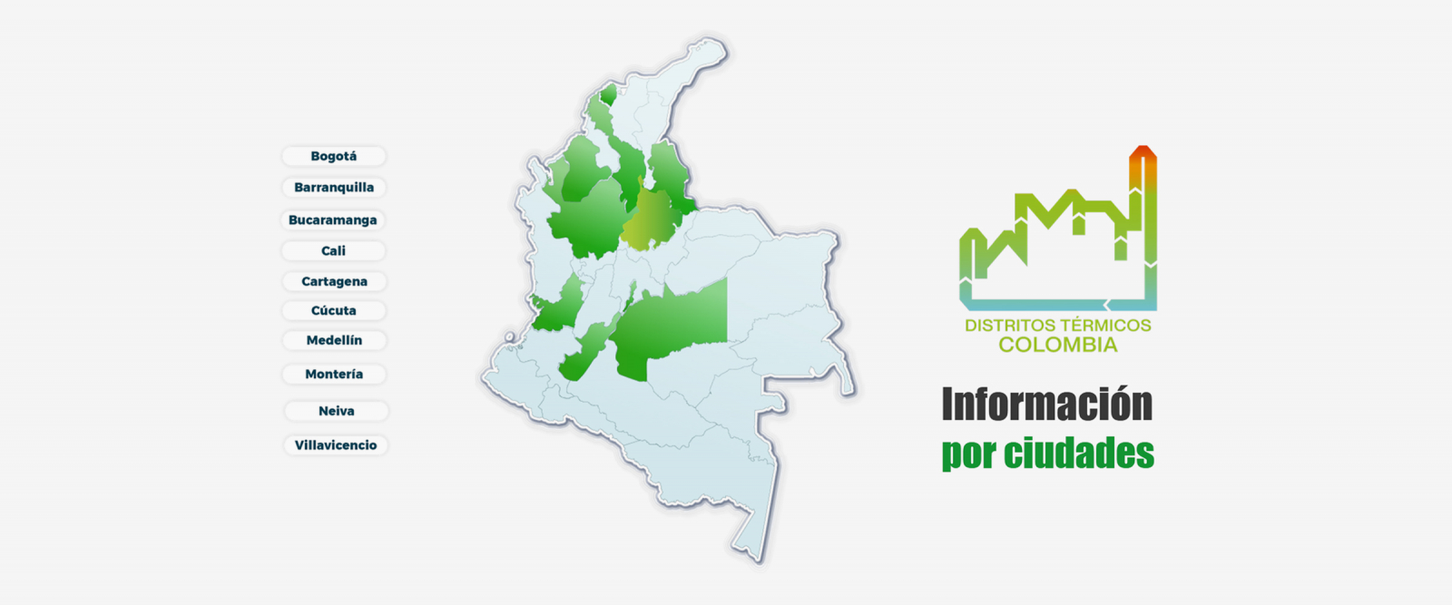 Distritos energéticos en ciudades colombianas fase II