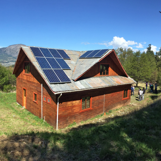 Biblioteca en la Reserva Nacional Coyhaique