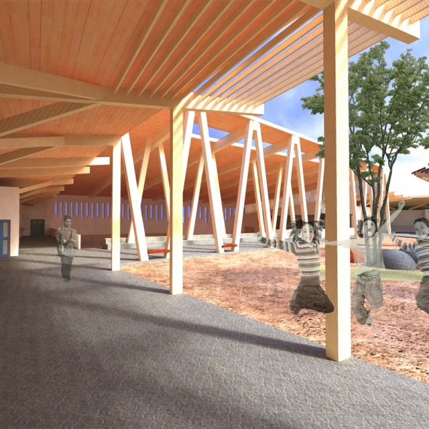 Escuela Básica Fuerte Baquedano en Pozo Almonte